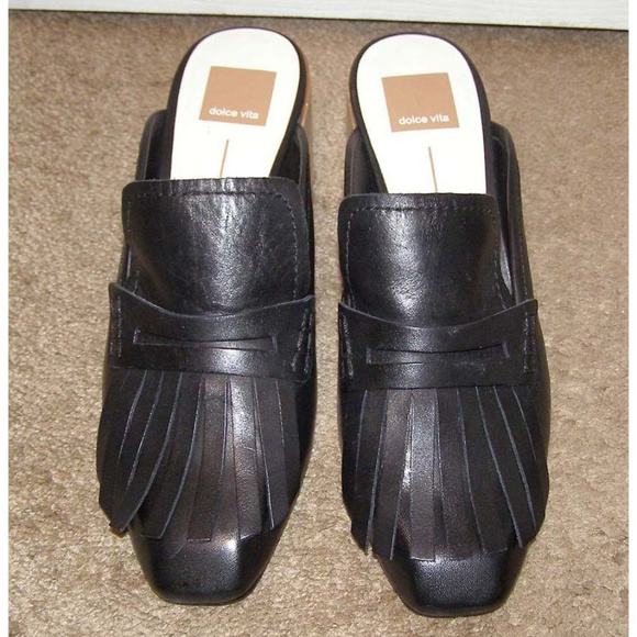 NEW 8.5 Dolce Vita Katina Mules Black shoes - Picture 3 of 8